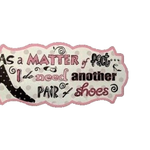 17" GIRLY girl Shoes Heels Beauty cutout retro USA STEEL plate display ad Sign - Picture 3 of 3